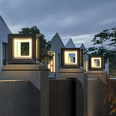 Fyrkantig Modern LED Utomhus Pelarlampor
